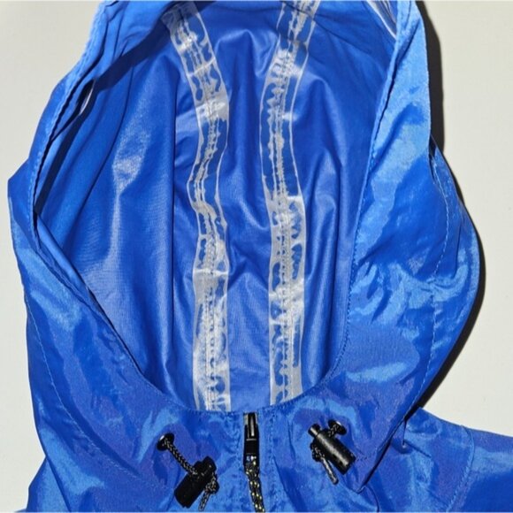 L.L. Bean Women's Hooded Rain Slicker Jacket,  Bright Blue, Sz S - Picture 9 of 10